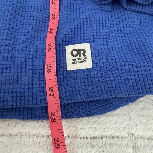 Outdoor Research Women's XL Blue Sweater Trail Mix Waffle Knit Athleisure Trails - Picture 13 of 15